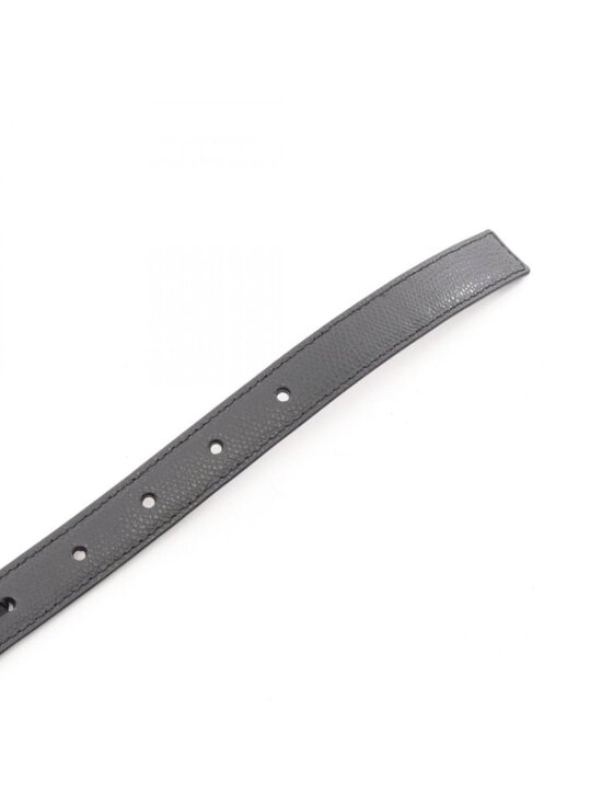 Fendi Belt FF Diamond Gold Reversible Black Beige Leather